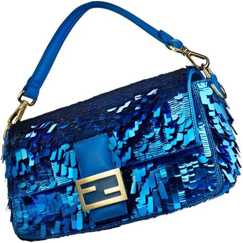 fendi baguette blue